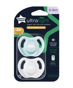 Tommee Tippee Ultra Light Silicone Pacifiers 0-6m 2pcs