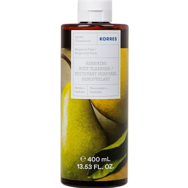 Korres Bergamot Pear Renewing Body Cleanser 400ml