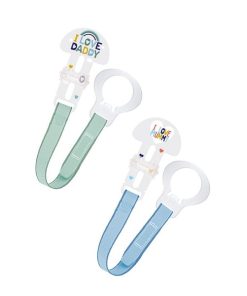 MAM Set Clip I Love Mummy & Daddy 312B 2pcs