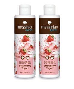 Messinian Spa Promo Shower Gel Strawberry Yogurt 2x300ml