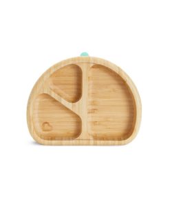 Munchkin Bamboo Plate with Compartments for Babies 1pc