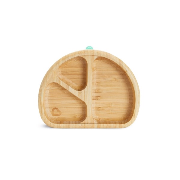 Munchkin Bamboo Plate with Compartments for Babies 1pc