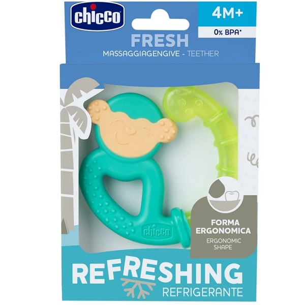 Chicco Cool Teething Ring Silicone Mix 4m+ 1pc