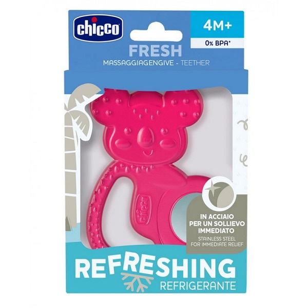 Chicco Cooling Teething Ring Pink 4M+ 1pc