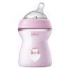 Chicco Natural Feeling Plastic Baby Bottle 2m+ Pink 250ml