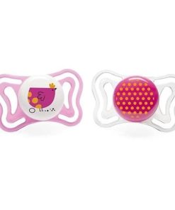 Chicco Pacifier PhysioForma Light Silicone Nipple Pink 16-36 Months 2pcs