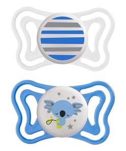 Chicco PhysioForma Light Silicone Pacifier Night 6-16m 2pcs