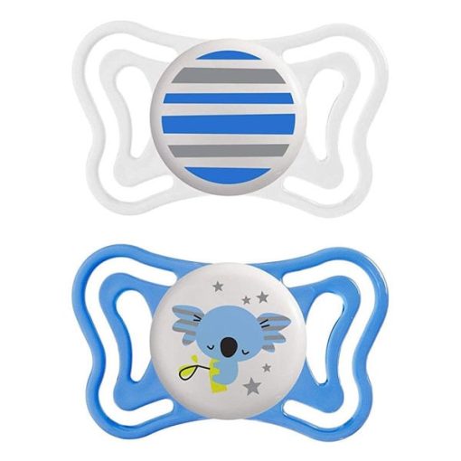 Chicco PhysioForma Light Silicone Pacifier Night 6-16m 2pcs