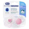 Chicco Physioforma Light Silicone Pacifier Pink 2-6m 2pcs