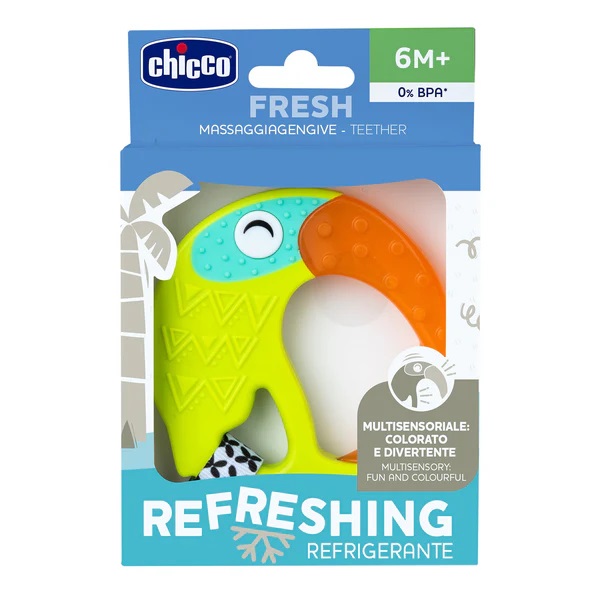 Chicco Teething Cooling Ring 6M+ Funny 1pc