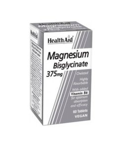 Health Aid Magnesium Bisglycinate 375mg 60tabs