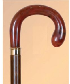 Kyritsis Garcia Wooden Cane Round Handle Glossy Brown ART-723