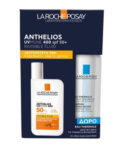 La Roche Posay Anthelios UVMUNE400 Invisible Fluid SPF50+ with Fragrance & Eau Thermal Water 50ml