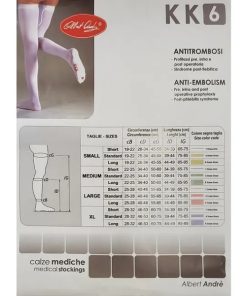 Laboratori Piazza Antithrombotic Socks for Root of the Thigh 700, 18-24 MmHG, XLarge-Standard – 1 pair