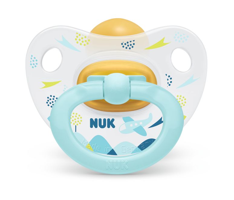 Nuk Happy Kids Orthodontic Pacifier Latex Pink 0-6m 1pc 2