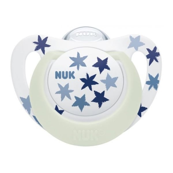 Nuk Star Night Silicone Pacifier 18-36 Months 1pc