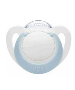 Nuk Star Orthodontic Silicone Pacifier with Case 0-6m 1pc