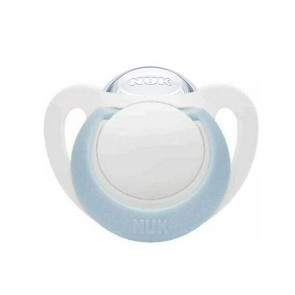 Nuk Star Orthodontic Silicone Pacifier with Case 0-6m 1pc