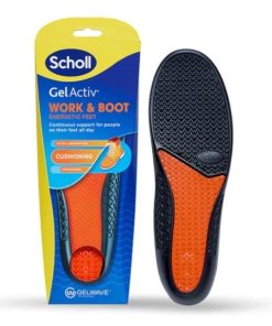 Scholl Gel Activ Insoles for Work Shoes Large (No. 40 - 46.5) 2pcs