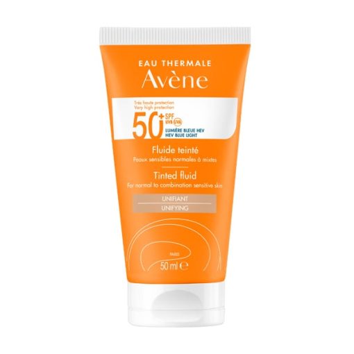 Avene Fluide Tinted TriAsorB SPF50+ Tinted Face Sunscreen 50ml