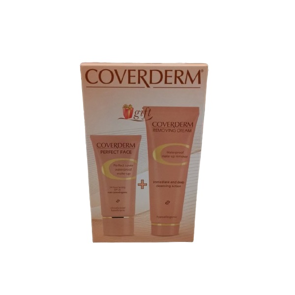 Coverderm Perfect Face 30ml 08 + Free Waterproof Make-Up Remover 75ml