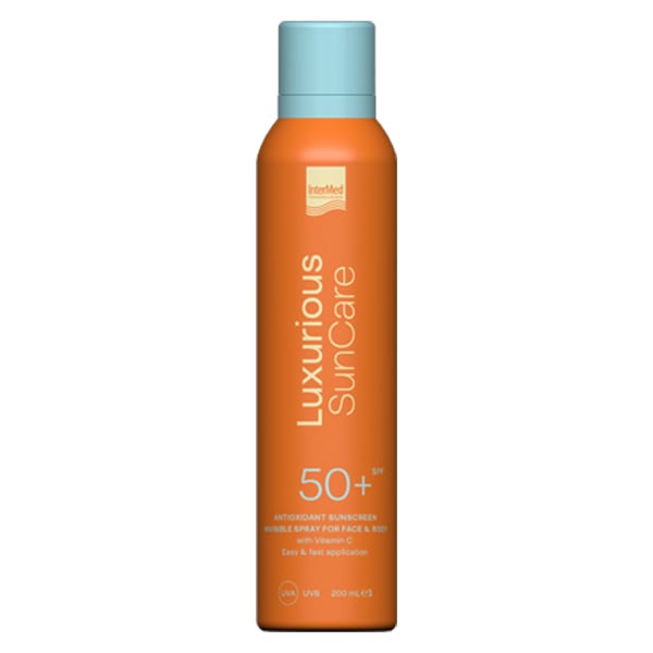 Intermed Luxurious Sun Care Antioxidant Sunscreen Invisible Spray SPF50+ 200ml