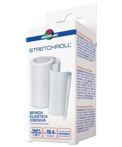 Master Aid Stretchroll 4m x 10cm - Pressure elastic adhesive bandage 1pc