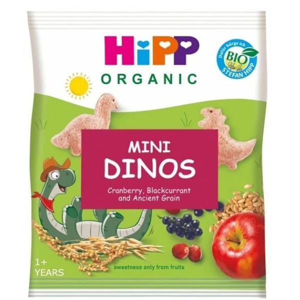 Hipp Mini Dinosaurs 30 gr - organic snack , 12+ months
