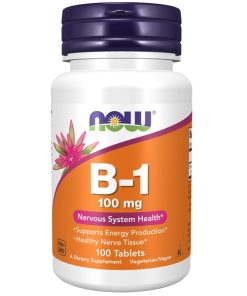 Now Foods Vitamin B1 100mg 100tabs