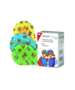 3M Opticlude Junior Boys & Girls Eye Patches 5.7cm x 8.2cm 20pcs