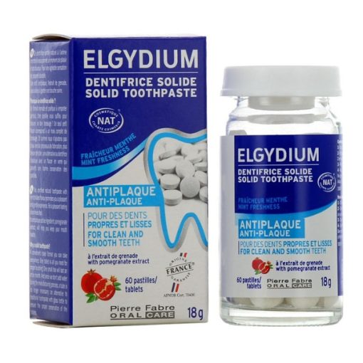 Elgydium Antiplaque Solid Toothpaste 60tabs