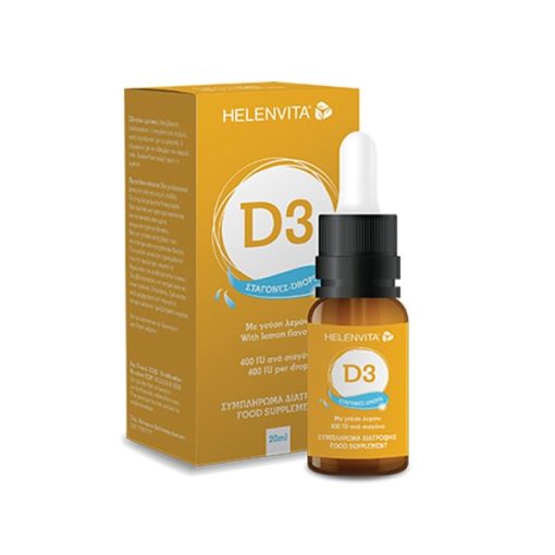 Helenvita Vitamin D3 Drops 400iu with Lemon Flavor 20ml