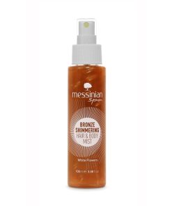 Messinian Spa Bronze Shimmering Hair & Body Mist White Flowers 100ml