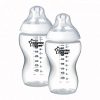 Tommee Tippee Closer to Nature Baby Bottle Medium Flow 340ml 3m+ 2pcs