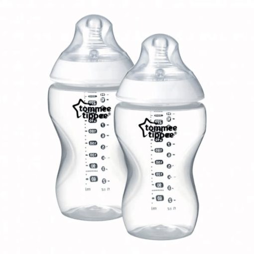 Tommee Tippee Closer to Nature Baby Bottle Medium Flow 340ml 3m+ 2pcs