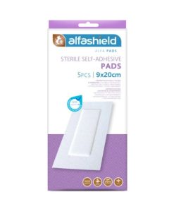 Alfashield Sterile Self-Adhesive Pads (9x20cm) 5pcs