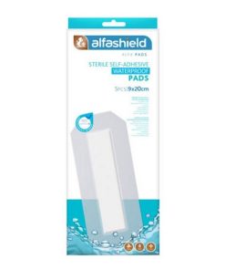 Alfashield Sterile Self-adhesive Pads Water-proof (9x20cm) 5pcs