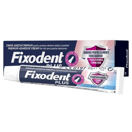 Fixodent Plus Food Barier Fresh Flavor 40g