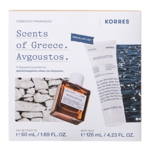 Korres Promo Avgoustos Eau de Toilette 50ml & Body Milk 125ml