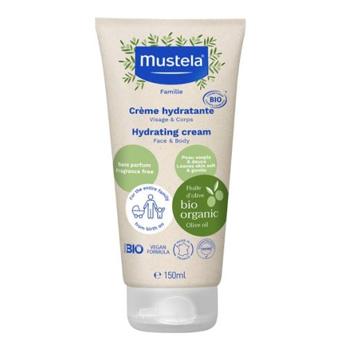 Mustela Organic Hydrating Cream for Face & Body 150ml