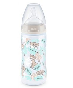 NUK First Choice+ Disney Plastic Baby Bottle with Silicone Teat Medium 6-18m 300ml 1pc