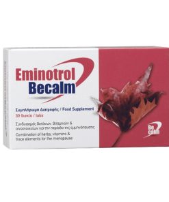 Becalm Eminotrol Dietary Supplement For Menopause Relief 30tabs