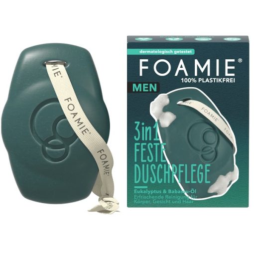 Foamie 3in1 Solid Shower Care Eucalyptus & Babassu Oil 90g