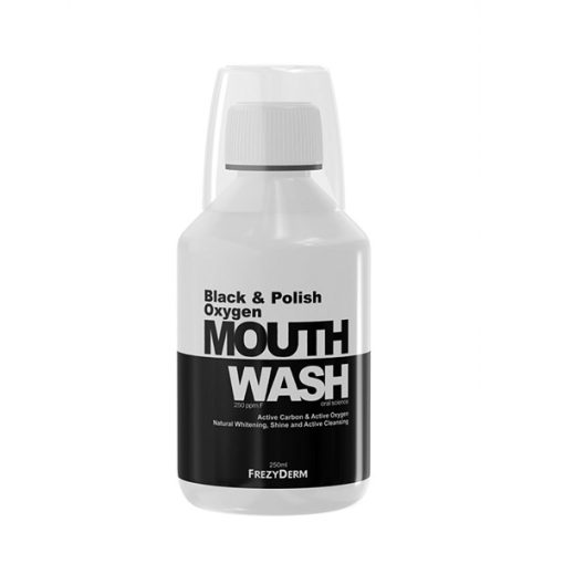 Frezyderm Black & Polish Oxygen Mouthwash 250ml