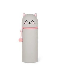 Legami 2 in 1 Soft Silicone Pencil Case – Kawaii Kitty