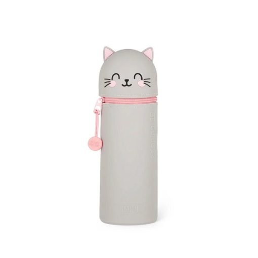 Legami 2 in 1 Soft Silicone Pencil Case – Kawaii Kitty