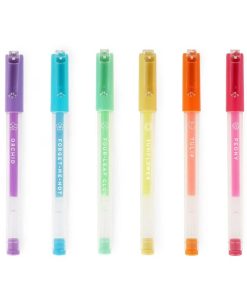 Legami Mini Gel Pen Set 'Spring Is In The Air' In Pastel Colors 6pcs