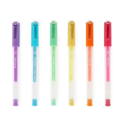 Legami Mini Gel Pen Set 'Spring Is In The Air' In Pastel Colors 6pcs