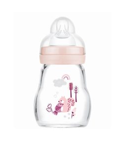 MAM Feel Good 370SG Baby Glass Bottle (0m+) 170ml