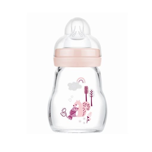 MAM Feel Good 370SG Baby Glass Bottle (0m+) 170ml